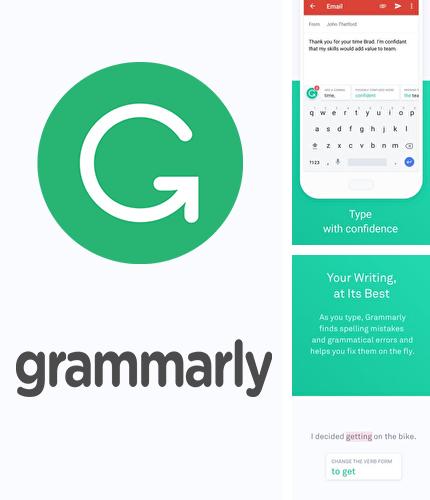 Baixar grátis Grammarly keyboard - Type with confidence apk para Android. Aplicativos para celulares e tablets.