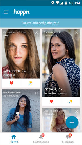 Télécharger gratuitement Happn: Local Dating pour Android. Programmes sur les portables et les tablettes.