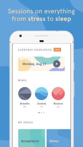 Baixar grátis Headspace: Guided meditation & mindfulness para Android. Programas para celulares e tablets.