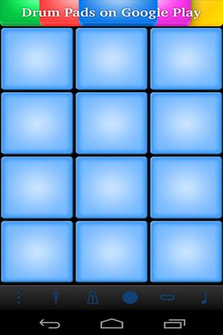 Screenshots of Hip Hop Drum Pads program for Android phone or tablet.