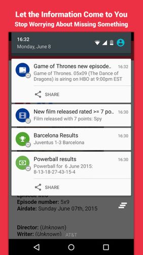 Download Hooks - Alerts & notifications for Android for free. Apps for phones and tablets.