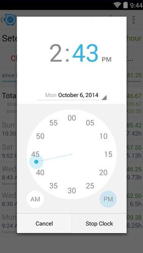 HoursTracker: Time tracking for hourly work app for Android, download programs for phones and tablets for free.