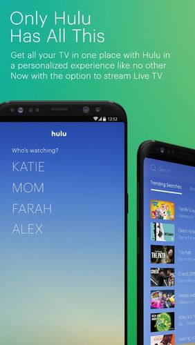 Безкоштовно скачати Hulu: Stream TV, movies & more на Андроїд. Програми на телефони та планшети.