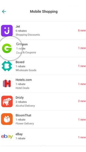 Aplicación Ibotta: Cash savings, rewards & coupons para Android, descargar gratis programas para tabletas y teléfonos.