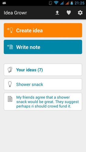 Безкоштовно скачати Idea growr на Андроїд. Програми на телефони та планшети.