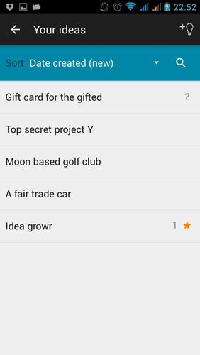 Die App Idea growr für Android, Laden Sie kostenlos Programme für Smartphones und Tablets herunter.