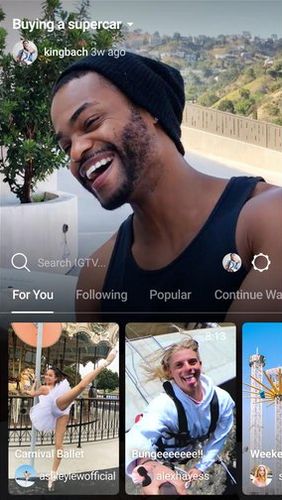 IGTV app for Android, download programs for phones and tablets for free.