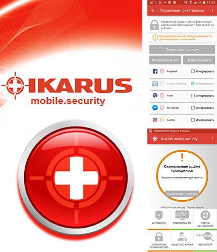 Outre le programme News 24 pour Android vous pouvez gratuitement télécharger Ikarus: Mobile security sur le portable ou la tablette Android.