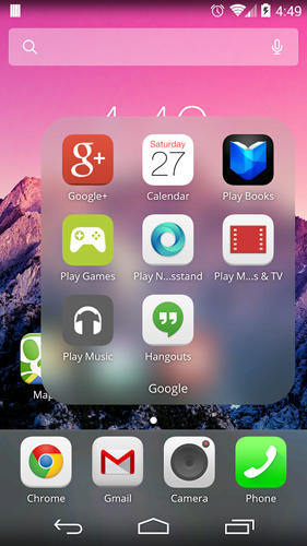 Aplicativo iLauncher neo para Android, baixar grátis programas para celulares e tablets.