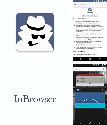 Télécharger gratuitement InBrowser - Surf incognito pour Android. Application sur les portables et les tablettes.