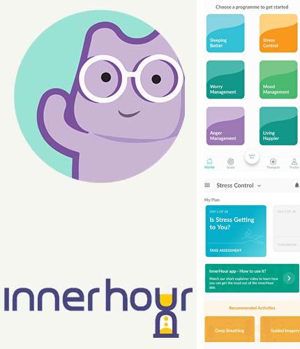 Outre le programme Clu balance pour Android vous pouvez gratuitement télécharger InnerHour - Self help for anxiety & depression sur le portable ou la tablette Android.