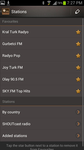 Internet Radio app for Android, download programs for phones and tablets for free.