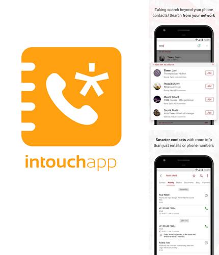 Além do programa Big caller ID para Android, pode baixar grátis InTouchApp: Contacts para celular ou tablet em Android.