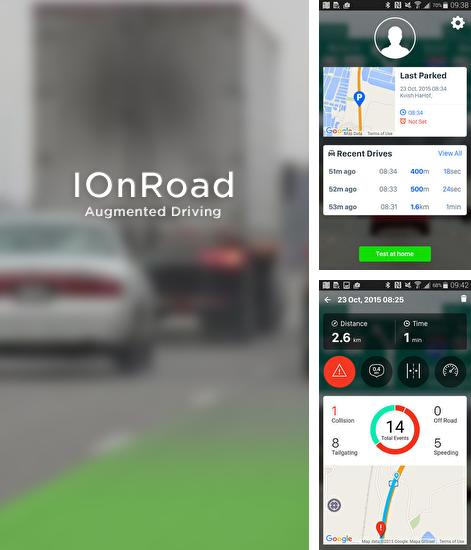 アンドロイド用のプログラム Localway のほかに、アンドロイドの携帯電話やタブレット用の IOnRoad: Augmented Driving を無料でダウンロードできます。