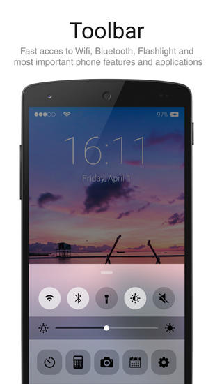 Aplicativo iPhone: Lock Screen para Android, baixar grátis programas para celulares e tablets.