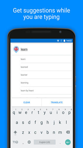 Screenshots of iTranslate: Translator program for Android phone or tablet.