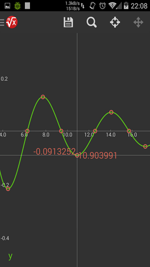 Capturas de tela do programa JustMath em celular ou tablete Android.