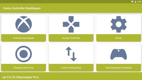 Télécharger gratuitement Game controller KeyMapper pour Android. Programmes sur les portables et les tablettes.