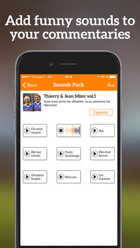 Capturas de tela do programa TuneIn: Radio em celular ou tablete Android.