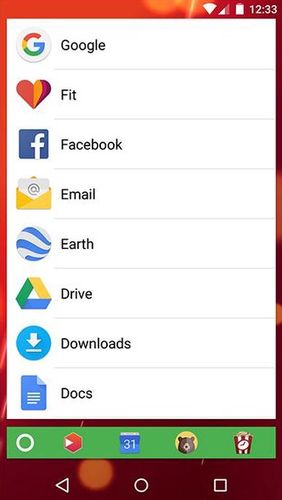 Aplicativo KISS launcher para Android, baixar grátis programas para celulares e tablets.