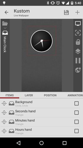 Seven time - Resizable clock app for Android, download programs for phones and tablets for free.