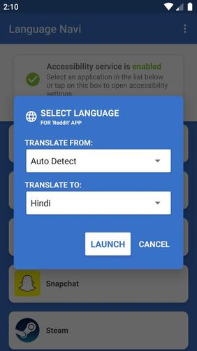 Додаток Language navi - Translator для Андроїд, скачати безкоштовно програми для планшетів і телефонів.