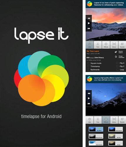 Бесплатно скачать программу Lapse it: Time lapse camera на Андроид телефоны и планшеты.