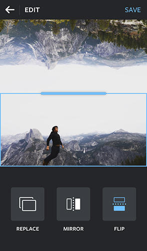 Les captures d'écran du programme Layout from Instagram pour le portable ou la tablette Android.