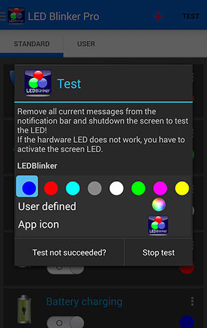 Aplicativo LED blinker para Android, baixar grátis programas para celulares e tablets.