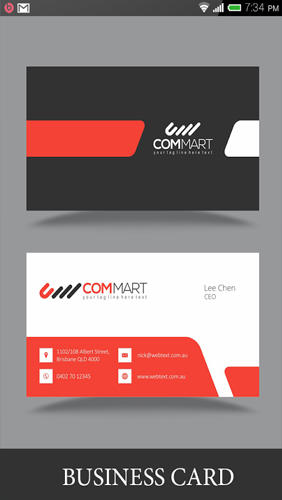 Lenscard: Business Card Maker