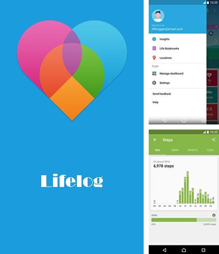 Neben dem Programm Go Launcher Ace für Android kann kostenlos Lifelog für Android-Smartphones oder Tablets heruntergeladen werden.