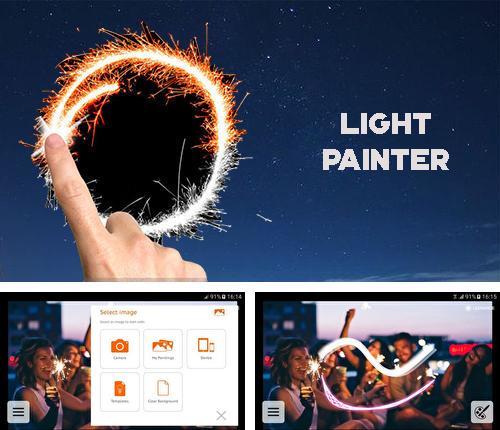 Outre le programme Mendeleev Table pour Android vous pouvez gratuitement télécharger Light-Painter sur le portable ou la tablette Android.