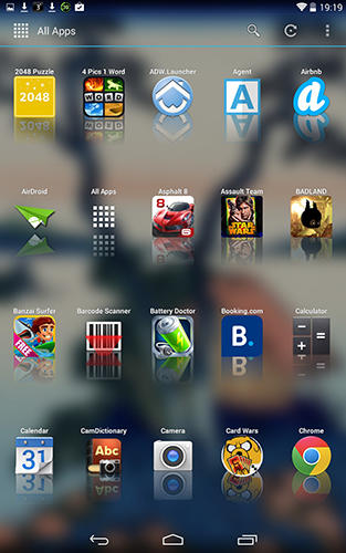 Baixar grátis Espier launcher iOS7 para Android. Programas para celulares e tablets.