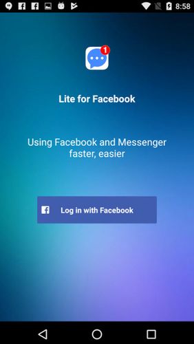 Lite for Facebook - Security lock