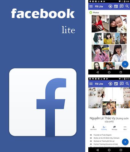 Бесплатно скачать программу Lite for Facebook - Security lock на Андроид телефоны и планшеты.