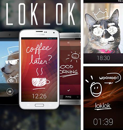 Бесплатно скачать программу LokLok: Draw on a lock screen на Андроид телефоны и планшеты.