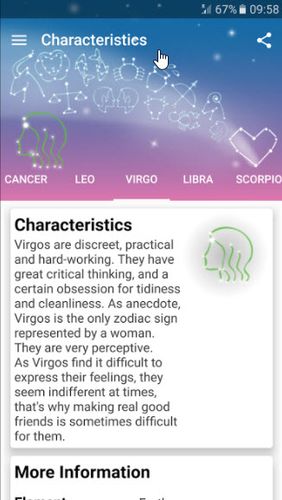 Додаток Love Horoscope для Андроїд, скачати безкоштовно програми для планшетів і телефонів.