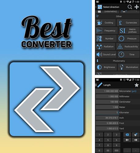 Бесплатно скачать программу Best converter на Андроид телефоны и планшеты.