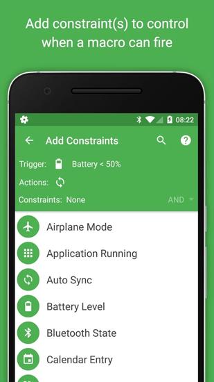 Screenshots des Programms Moto für Android-Smartphones oder Tablets.