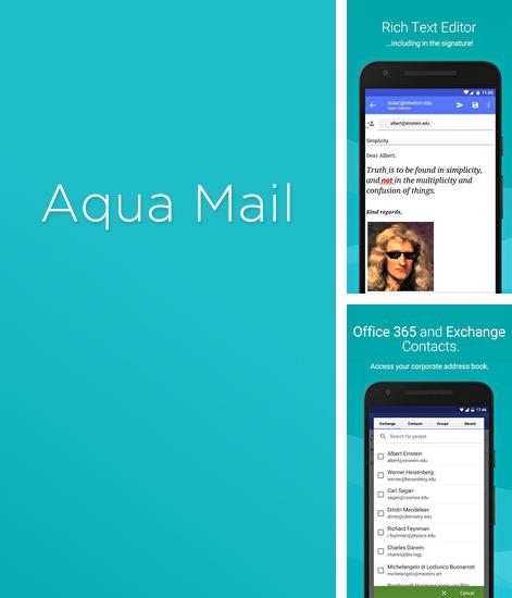 Télécharger gratuitement Appli d'email: Aqua pour Android. Application sur les portables et les tablettes.