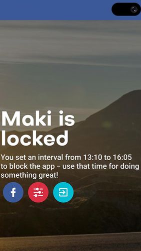 Скріншот додатки Maki: Facebook and Messenger in one awesome app для Андроїд. Робочий процес.