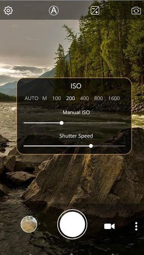 Die App Manual camera: DSLR camera HD professional für Android, Laden Sie kostenlos Programme für Smartphones und Tablets herunter.
