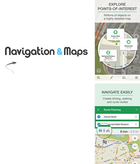 Бесплатно скачать программу Map Navigation на Андроид телефоны и планшеты.