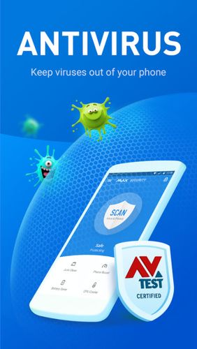 Baixar grátis MAX security - Virus cleaner para Android. Programas para celulares e tablets.