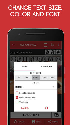 Скріншот програми Catch notes на Андроїд телефон або планшет.