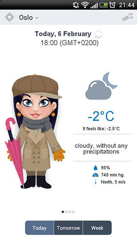 Скачати Meteoprog: Dressed by weather для Андроїд.