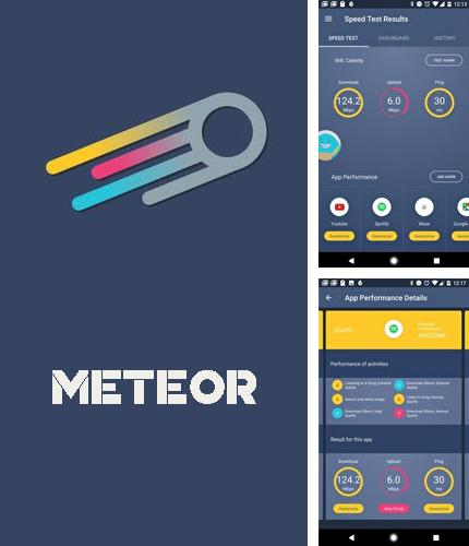 Baixar grátis Meteor: Free internet speed apk para Android. Aplicativos para celulares e tablets.