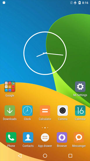 Baixar grátis Mi: Launcher para Android. Programas para celulares e tablets.