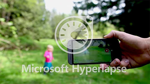 Microsoft hyperlapse