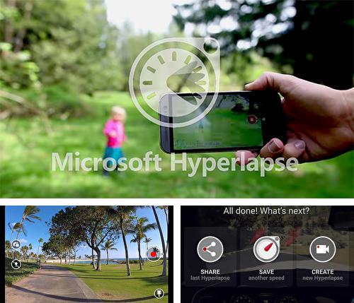 Besides Easy voice recorder pro Android program you can download Microsoft hyperlapse for Android phone or tablet for free.
